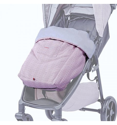 MAST Swiss Design - Pokrowiec, śpiworek, przykrycie osłona na nóżki do wózka M4 | Rose